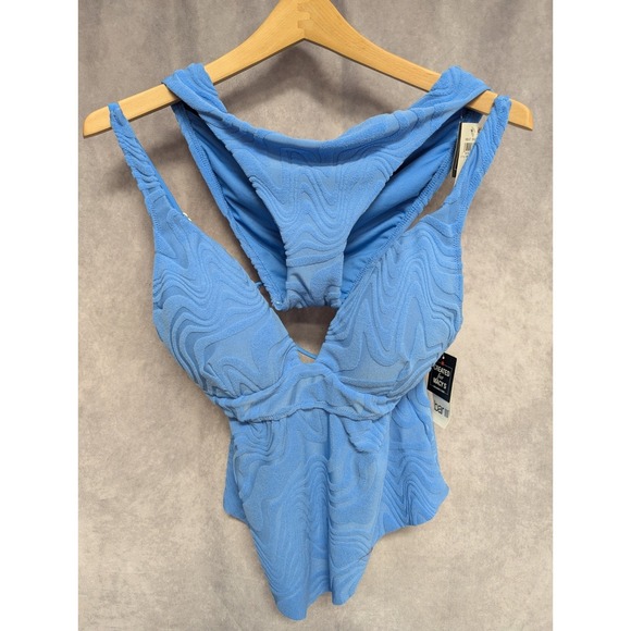 bar III size Small womens cobalt blue bikini Heat Wave (S19) - Picture 2 of 4